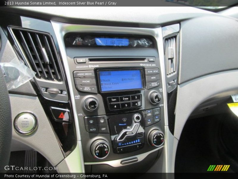 Iridescent Silver Blue Pearl / Gray 2013 Hyundai Sonata Limited