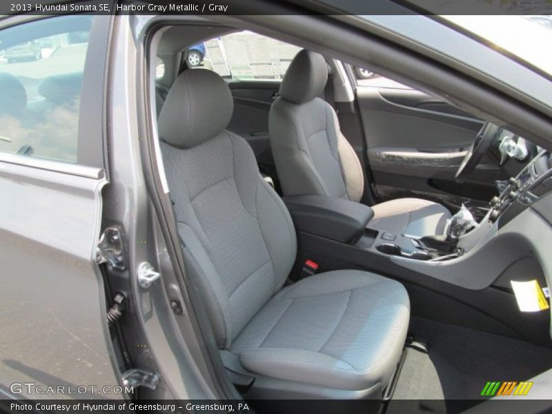 Harbor Gray Metallic / Gray 2013 Hyundai Sonata SE