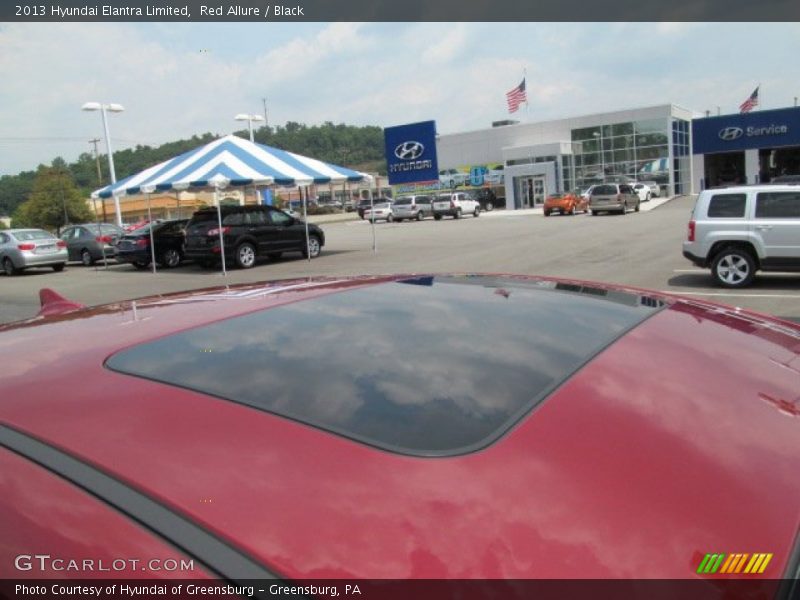 Red Allure / Black 2013 Hyundai Elantra Limited