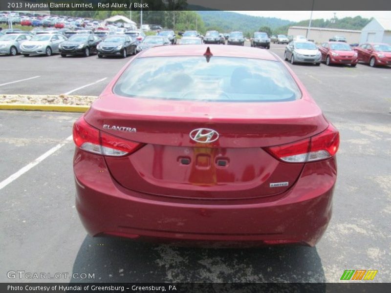Red Allure / Black 2013 Hyundai Elantra Limited