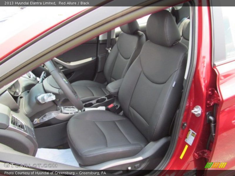 Red Allure / Black 2013 Hyundai Elantra Limited