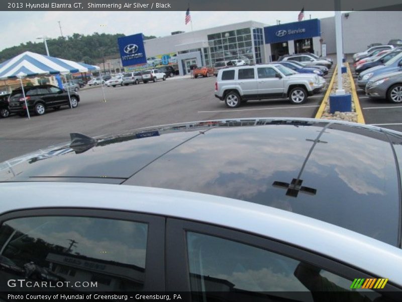 Sunroof of 2013 Elantra GT
