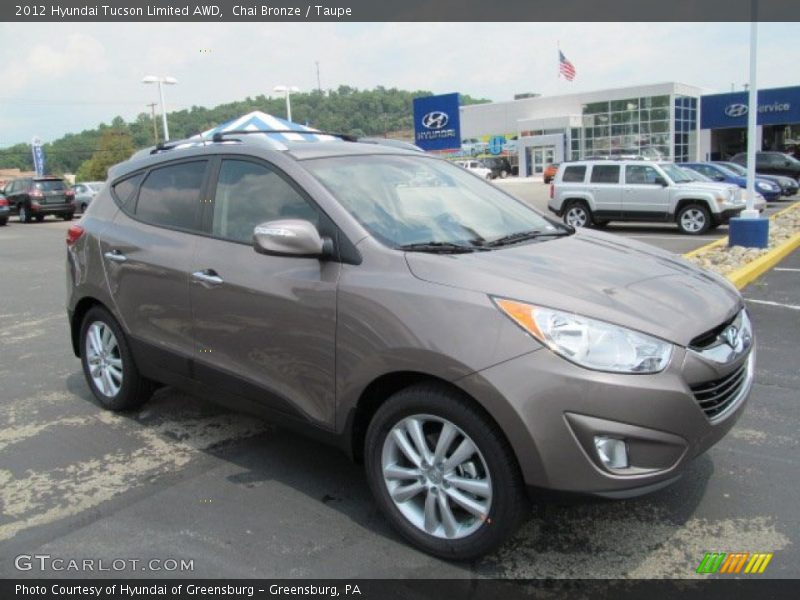 Chai Bronze / Taupe 2012 Hyundai Tucson Limited AWD