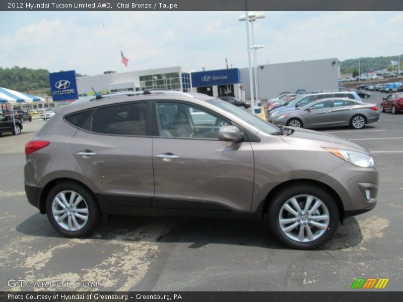 Chai Bronze / Taupe 2012 Hyundai Tucson Limited AWD