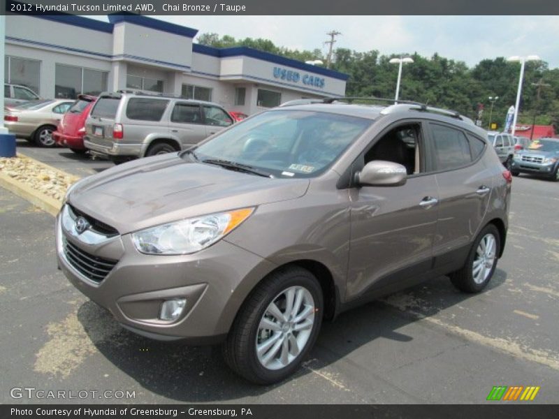 Chai Bronze / Taupe 2012 Hyundai Tucson Limited AWD