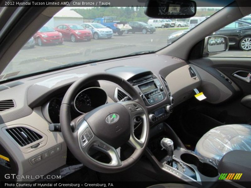 Chai Bronze / Taupe 2012 Hyundai Tucson Limited AWD