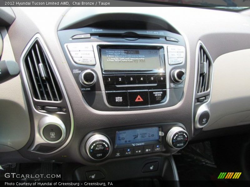 Chai Bronze / Taupe 2012 Hyundai Tucson Limited AWD
