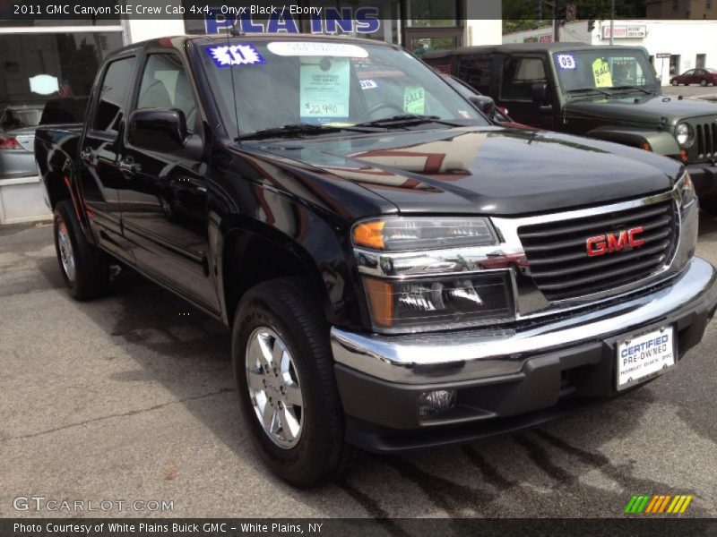 Onyx Black / Ebony 2011 GMC Canyon SLE Crew Cab 4x4