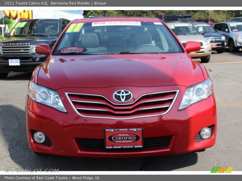 Barcelona Red Metallic / Bisque 2011 Toyota Camry XLE