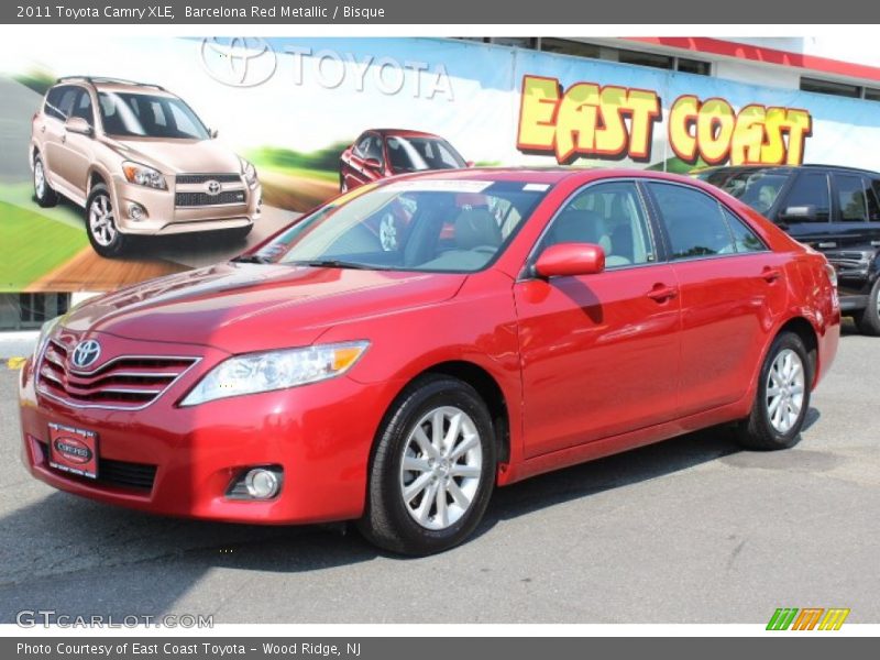 Barcelona Red Metallic / Bisque 2011 Toyota Camry XLE