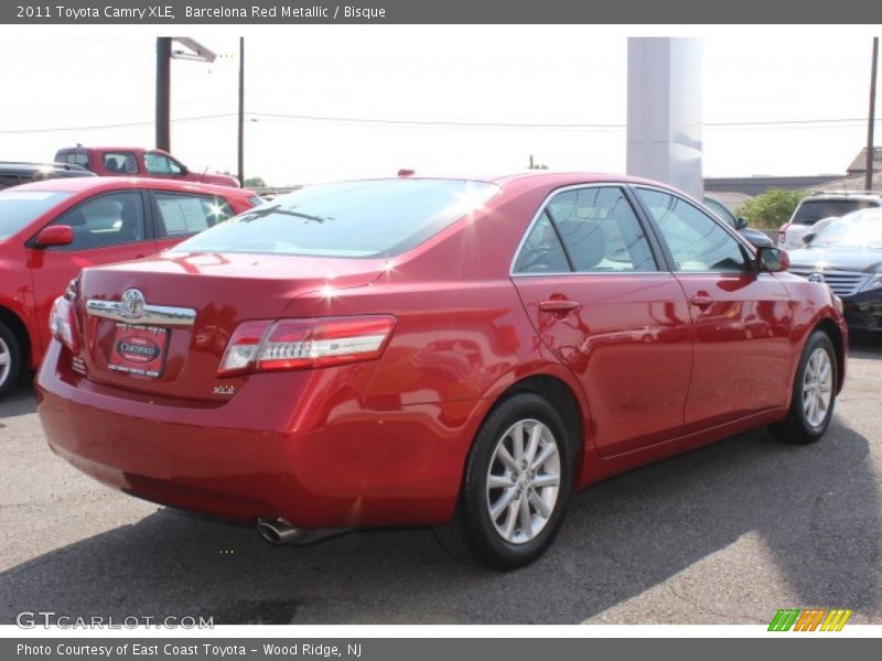 Barcelona Red Metallic / Bisque 2011 Toyota Camry XLE