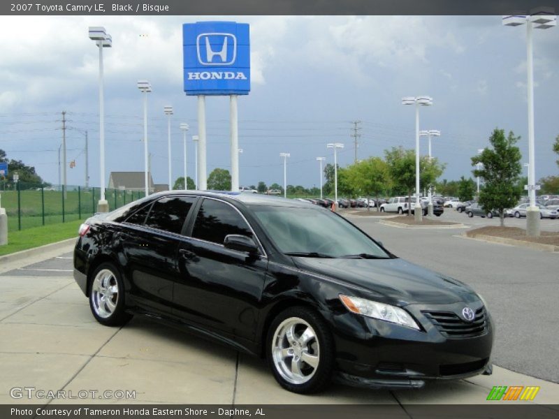 Black / Bisque 2007 Toyota Camry LE
