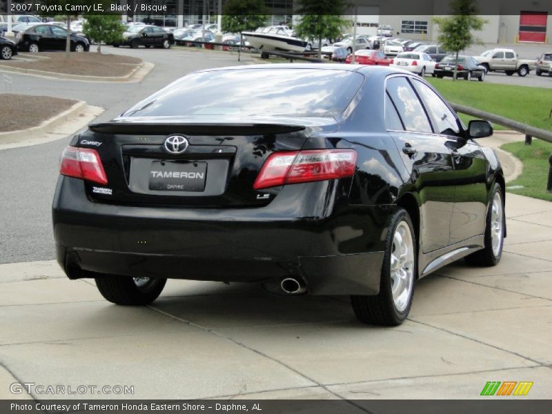 Black / Bisque 2007 Toyota Camry LE