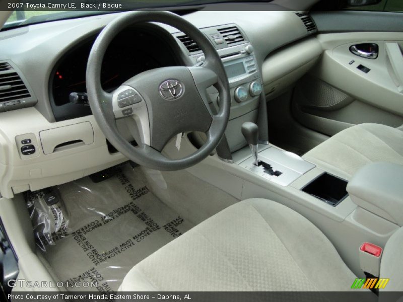 Black / Bisque 2007 Toyota Camry LE