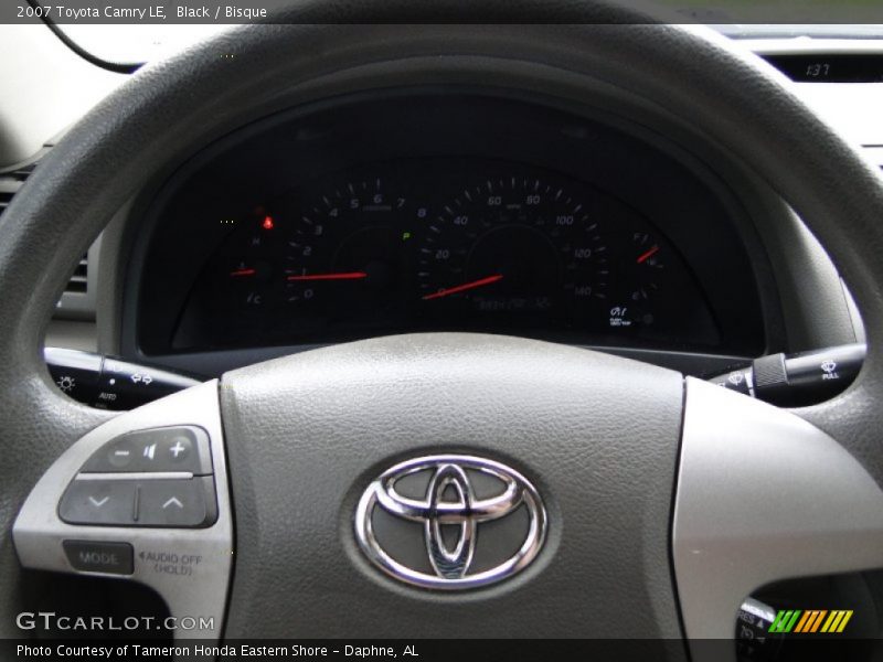 Black / Bisque 2007 Toyota Camry LE