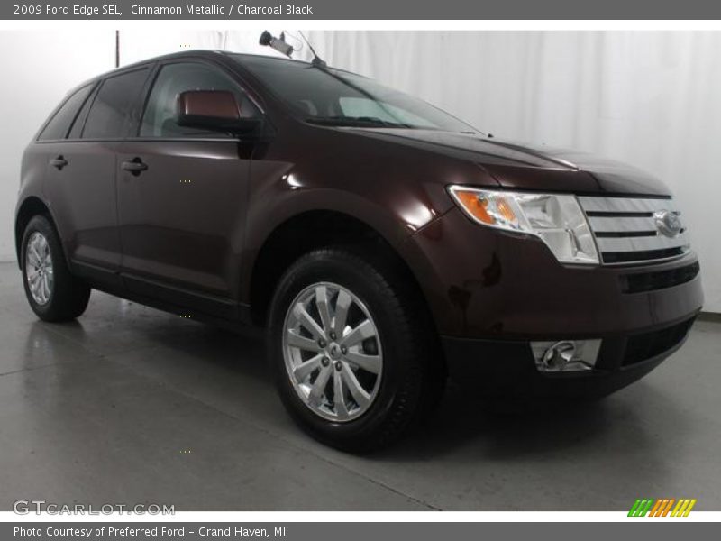 Cinnamon Metallic / Charcoal Black 2009 Ford Edge SEL