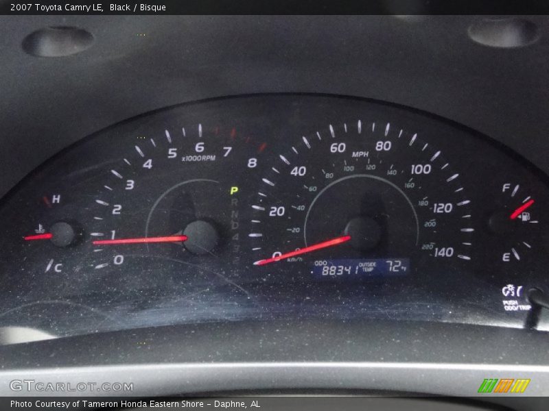 Black / Bisque 2007 Toyota Camry LE
