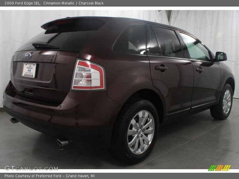 Cinnamon Metallic / Charcoal Black 2009 Ford Edge SEL