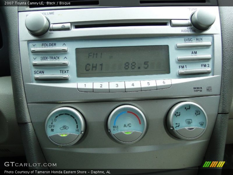 Black / Bisque 2007 Toyota Camry LE