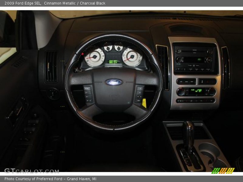 Cinnamon Metallic / Charcoal Black 2009 Ford Edge SEL