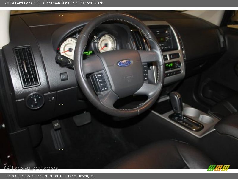 Cinnamon Metallic / Charcoal Black 2009 Ford Edge SEL