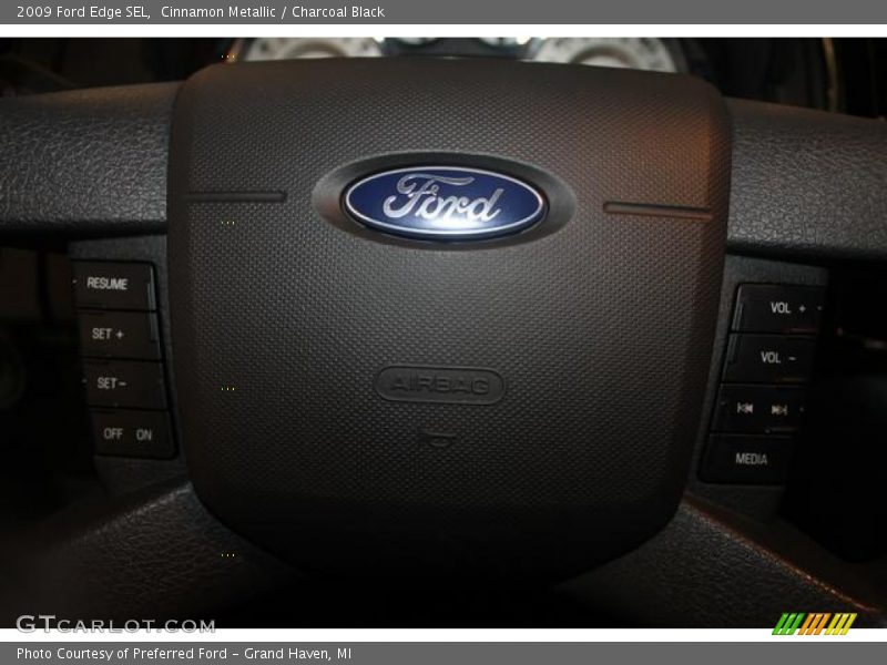 Cinnamon Metallic / Charcoal Black 2009 Ford Edge SEL