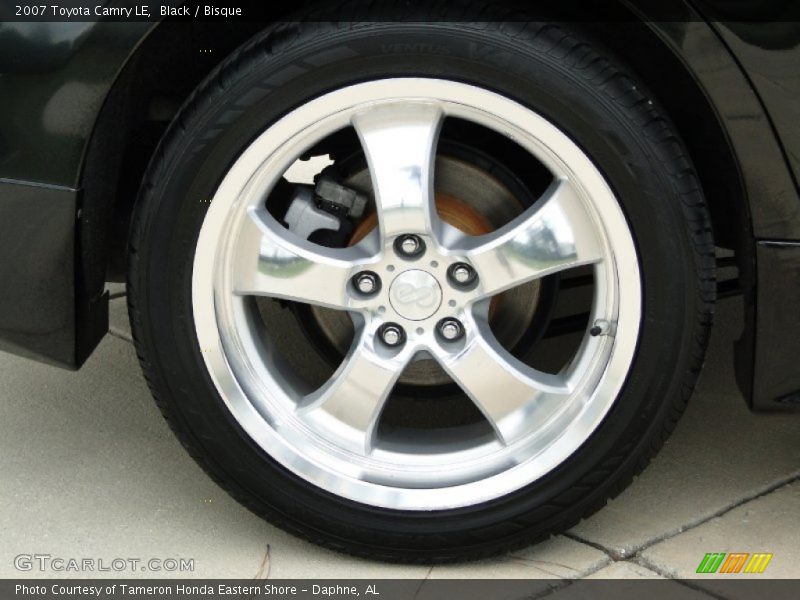 Black / Bisque 2007 Toyota Camry LE