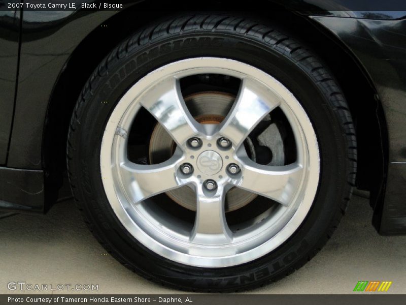 Black / Bisque 2007 Toyota Camry LE