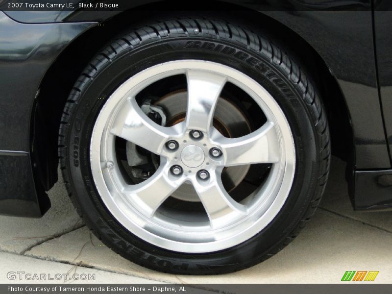 Black / Bisque 2007 Toyota Camry LE