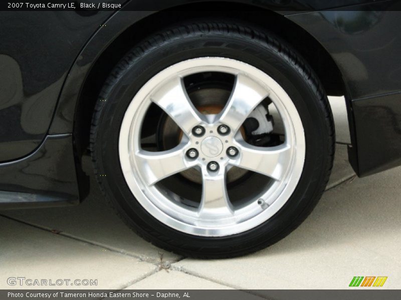 Black / Bisque 2007 Toyota Camry LE