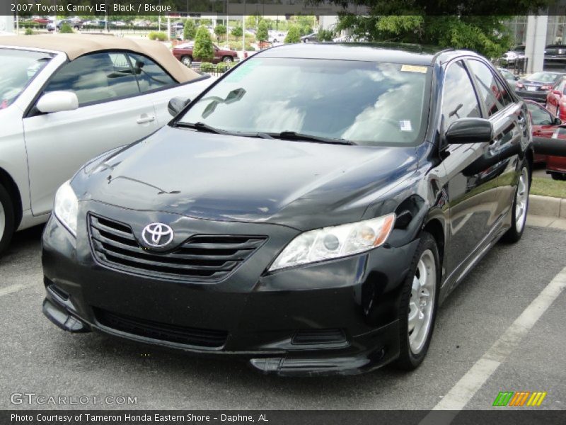 Black / Bisque 2007 Toyota Camry LE