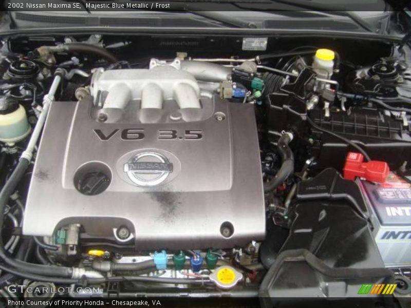 Majestic Blue Metallic / Frost 2002 Nissan Maxima SE