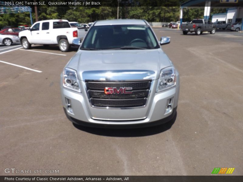 Quicksilver Metallic / Jet Black 2011 GMC Terrain SLE