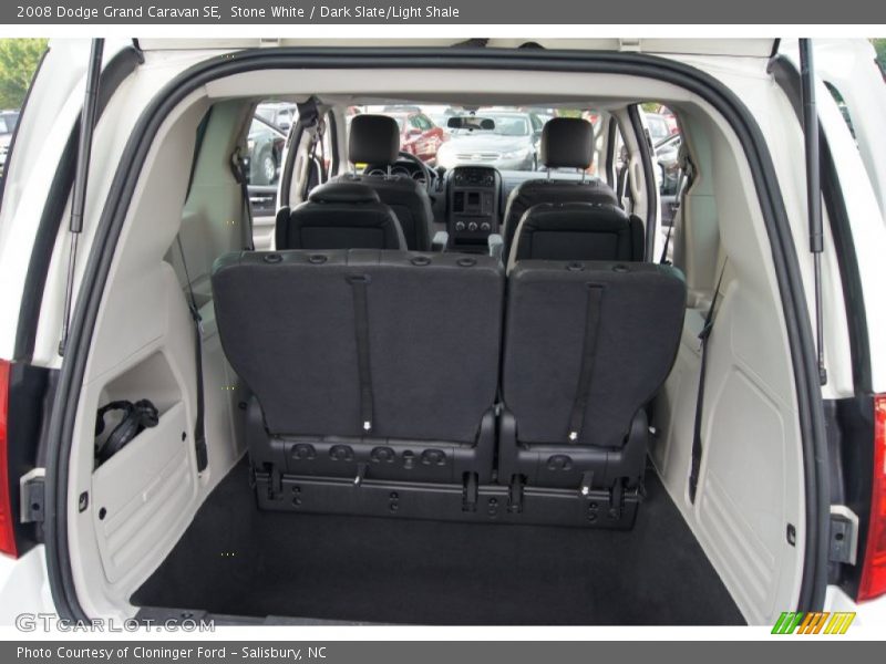 Stone White / Dark Slate/Light Shale 2008 Dodge Grand Caravan SE