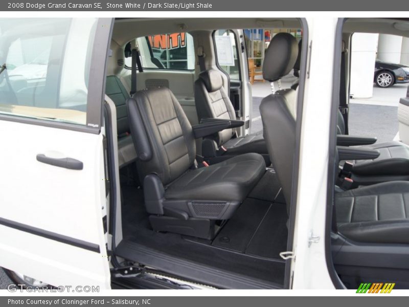 Stone White / Dark Slate/Light Shale 2008 Dodge Grand Caravan SE