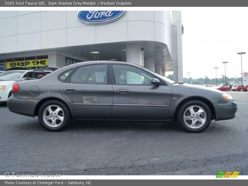 Dark Shadow Grey Metallic / Medium Graphite 2003 Ford Taurus SES