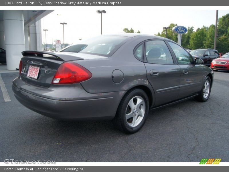 Dark Shadow Grey Metallic / Medium Graphite 2003 Ford Taurus SES