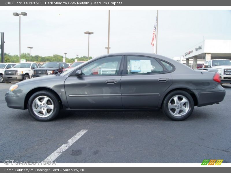 Dark Shadow Grey Metallic / Medium Graphite 2003 Ford Taurus SES