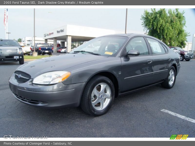 Dark Shadow Grey Metallic / Medium Graphite 2003 Ford Taurus SES