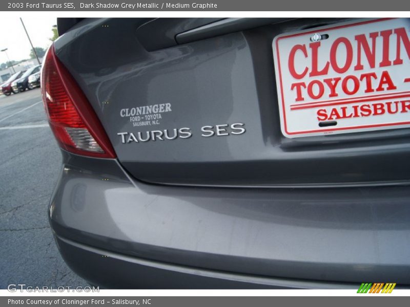 Dark Shadow Grey Metallic / Medium Graphite 2003 Ford Taurus SES