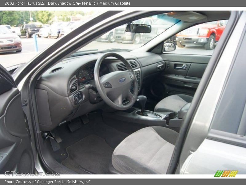 Dark Shadow Grey Metallic / Medium Graphite 2003 Ford Taurus SES