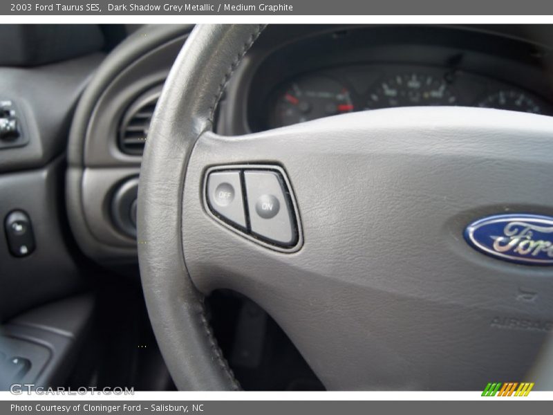 Dark Shadow Grey Metallic / Medium Graphite 2003 Ford Taurus SES