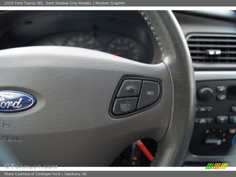 Dark Shadow Grey Metallic / Medium Graphite 2003 Ford Taurus SES