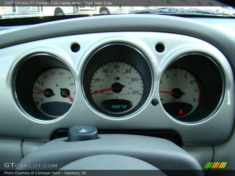 Cool Vanilla White / Dark Slate Gray 2005 Chrysler PT Cruiser