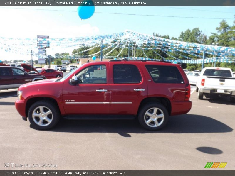 Crystal Red Tintcoat / Light Cashmere/Dark Cashmere 2013 Chevrolet Tahoe LTZ