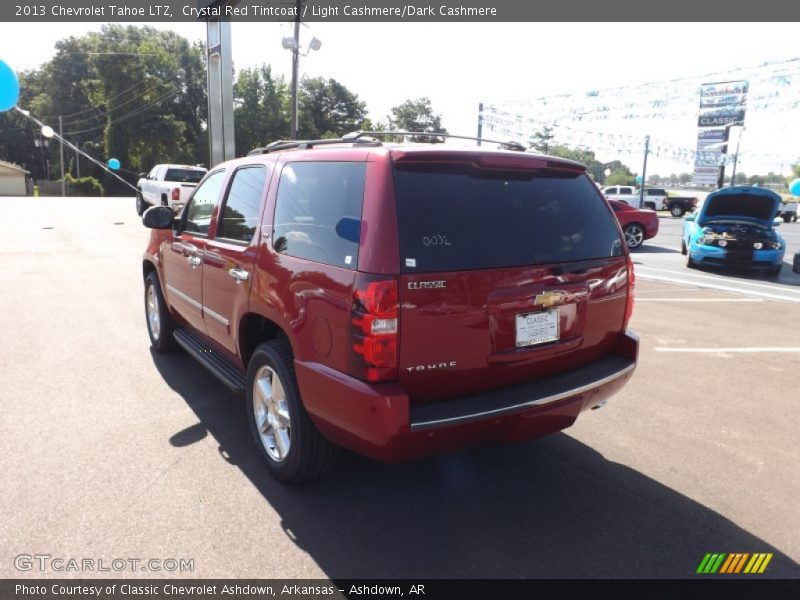 Crystal Red Tintcoat / Light Cashmere/Dark Cashmere 2013 Chevrolet Tahoe LTZ