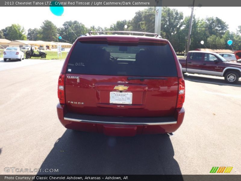 Crystal Red Tintcoat / Light Cashmere/Dark Cashmere 2013 Chevrolet Tahoe LTZ