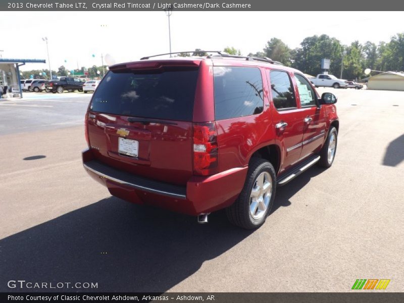 Crystal Red Tintcoat / Light Cashmere/Dark Cashmere 2013 Chevrolet Tahoe LTZ