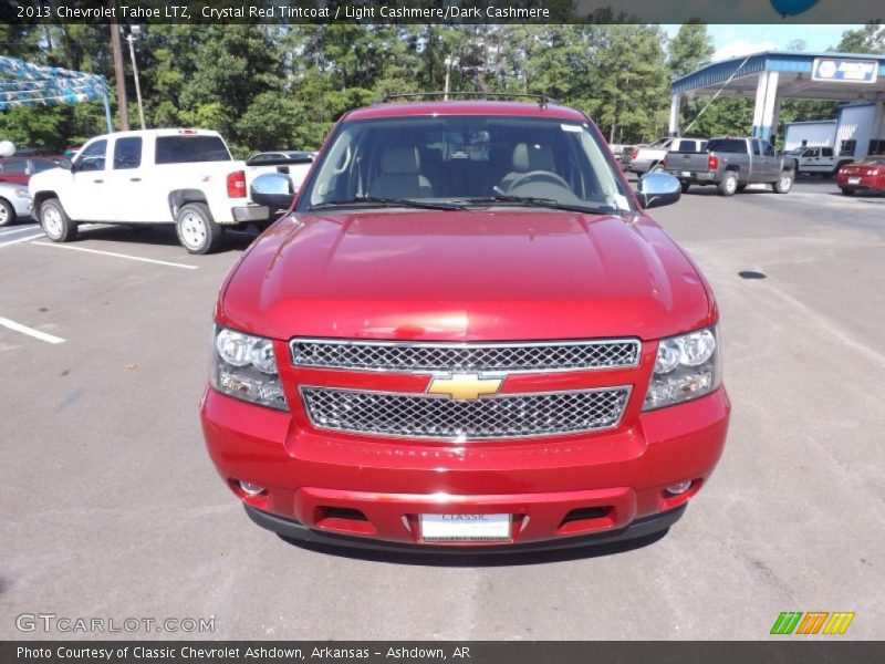 Crystal Red Tintcoat / Light Cashmere/Dark Cashmere 2013 Chevrolet Tahoe LTZ