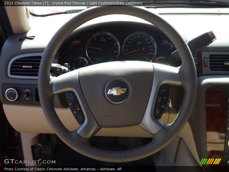 Crystal Red Tintcoat / Light Cashmere/Dark Cashmere 2013 Chevrolet Tahoe LTZ